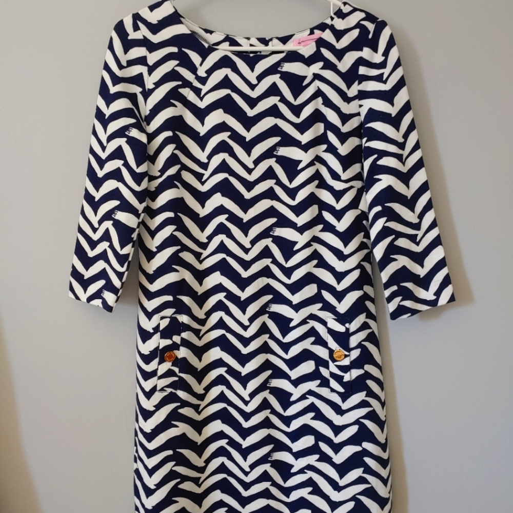 EUC Lilly Pulitzer Navy Dress
